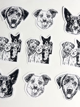 Load image into Gallery viewer, Custom Pet Portrait Stickers (Outline)
