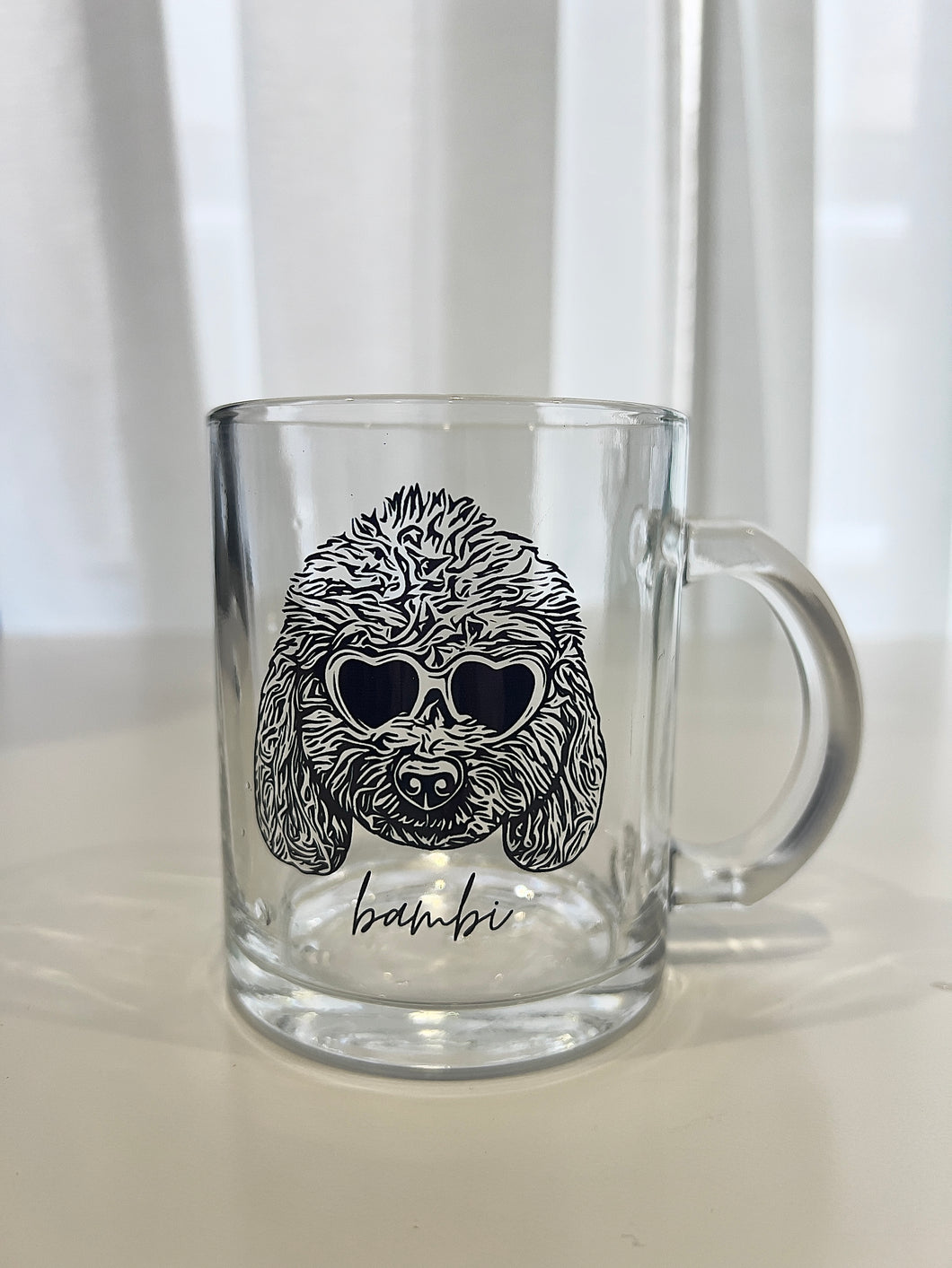 Clear Pet Portrait Mug (11oz)