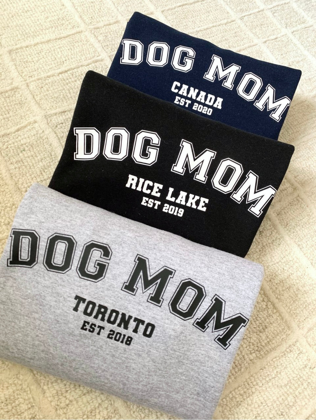 Varsity Dog Mom Crewneck